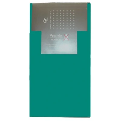 Image of clicktostyle NON IRON FITTED VALANCE SHEET PERCALE QUALITY T180 PILLOW CASES BED SHEETS (King, Teal)