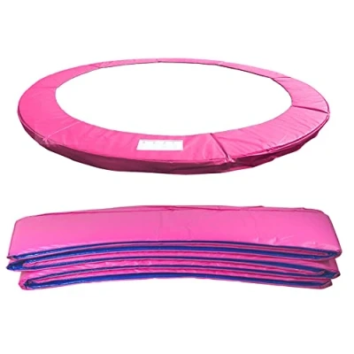 Image of Greenbay 12FT 366cm Premium Replacement Trampoline Surround Pad UV resistant PVC top EPE foam(thickness:15mm, width:300mm) Safety Guard Spring Cover Padding Pads Pink