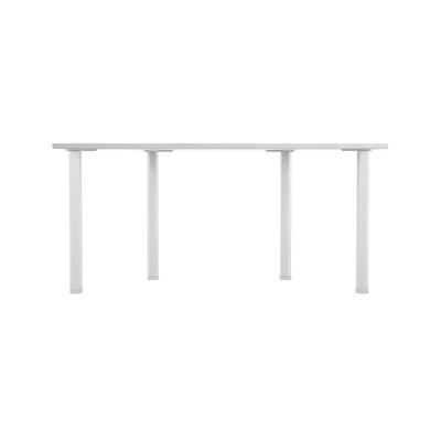Image of Jemini Semi Circular Multi Purpose Table 1600x800x730mm White KF819943