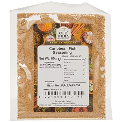 Image of Old India Caribbean Fish Seasoning 50g