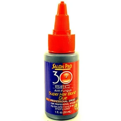 Image of Salon Pro bonding Glue Hair Extension Black 30 sec 1oz