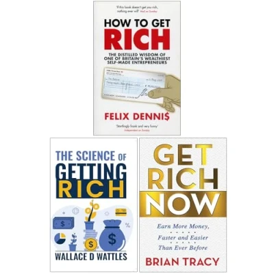 Image of How to Get Rich, The Science of Getting Rich &amp; Now 3 Books Collection Set
