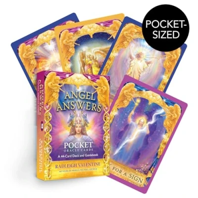 Image of Angel Answers Pocket Oracle Cards: A 44 Card Deck and Guidebook