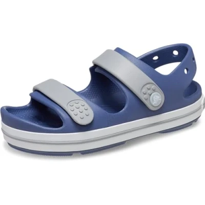Image of Crocs Crocband Cruiser Unisex Pool slides for kids, Size: 1, Bijou blue/light grey Synthetics