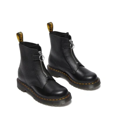 Image of Dr. Martens 1460 Pascal ZIP Platform ankle boots, Women&#039;s, Size: 6, Black Leather