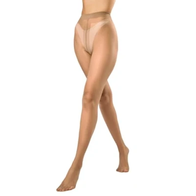 Image of JUST BEAUTY TOUCH T Band Summer Tights Sheer to Waist 15 Denier Sizes S XL