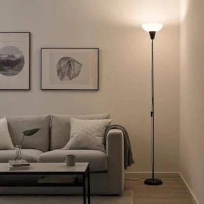Image of UK1ONE TÅGARP Floor uplighter, Black/White