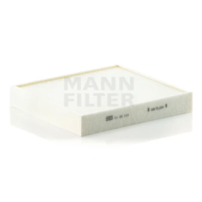 Image of 6Q0819653, 6Q0819653B, 6Q0820367, 6Q0820367A, 6Q0820367B Pollen Filter MANN CU 26 010 Particulate 254mm 224mm 36mm SKODA: Fabia 2