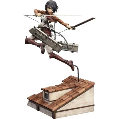 Image of Good Smile Company Attack on Titan Mikasa Ackerman DX Ver. 1/8 Scale Pre Painted Plastic Full Figure for Resale