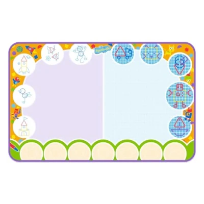 Image of Aquadoodle Shape &amp; Create Large Water Doodle Mat, Official TOMY No Mess Colouring Drawing Play Suitable for Toddlers and Children From 18 Months+