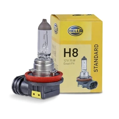 Image of YY04500835612 Light Bulbs HELLA 8GH 008 356 121 12V 35W SKODA: Fabia III Hatchback, VOLKSWAGEN: Passat B7 Saloon, FORD: Focus Mk4 Hatchback