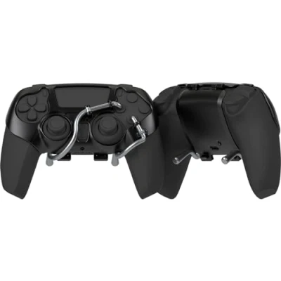Image of EXknight Leverback FPS Paddles Attachment, Back Buttons Gaming for PS5 Controller (Black)