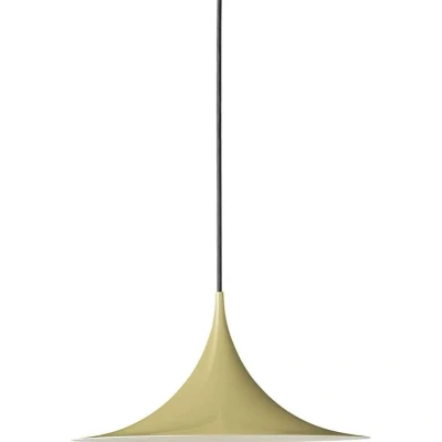 Image of GUBI Semi pendant light, Ø 30 cm, fennel seed cream glossy
