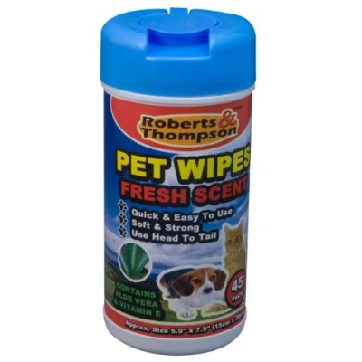 Image of Pet Cleaning Wipes 18 Use on All Pets