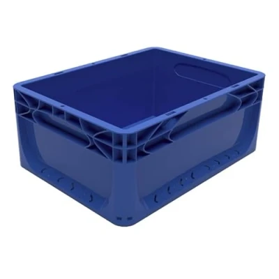 Image of Solent Plastics Euronorm Blue Stacking Container 400 x 300 170mm 15 Litre