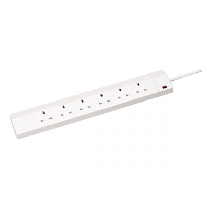 Image of CED 6 Gang Extension Lead 2m White