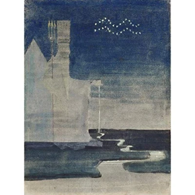 Image of Wee Blue Coo Ciurlionis Sun Passing Aquarius Art Print Poster Hp3895