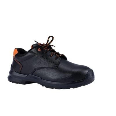 Image of Honeywell King&#039;s KWD200B 6250134 Model Water Resistant Leather Low Cut Lace up Safety Shoes, Slip Sole, Steel Toecap, Black Colour, Size 7 UK, 41/070