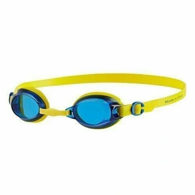 Image of Speedo Jet Junior Kids UV Anti Fog Swimming Goggles (6 14 Years) Blue/Yellow