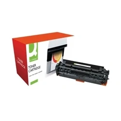 Image of Q Connect Compatible Solution 305A Black LaserJet Toner Cartridge CE410A