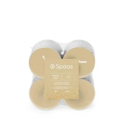Image of Spaas Maxi Scented Tealights flatpack x8 10h, Fierce Fire