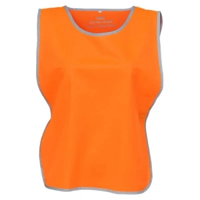 Image of YOKO Hi vis Reflective Border Tabard (HVJ259) Orange SM