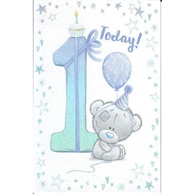 Image of Me To You 1 Today Boy&#039;s First Birthday Card