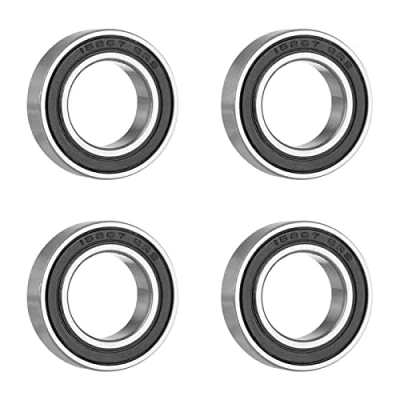 Image of 4Pcs 15267 2RS Rubber Sealed Deep Groove Ball Bearing 15x26x7 Mm