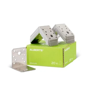 Image of Angle Connector 70 x 55 mm / 20 STK. Material: Edelstahl