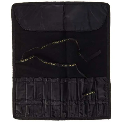 Image of Daler Rowney Artist Brush Roll Black Storage Carrier Pouch, Ideal for Professional Artists &amp; Students