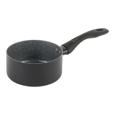 Image of Progress BW12912EU7 Marble Ceramic 20 cm Saucepan Non Stick Cooking Pot with Metallic Coating, 2.5L Capacity, Induction Hob Suitable, Pressed Aluminium Cookware, PFAS Free