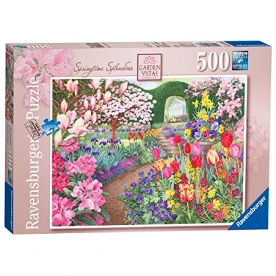 Image of Ravensburger Garden Vistas No1 Springtime Splendor 500pc Jigsaw Puzzle