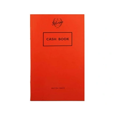 Image of Silvine Cash Book 042C 158x99mm 75 GSM 72 Pages 36 Sheets Pack of 24