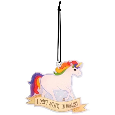 Image of Summer Berry Unicorn I Don&#039;t Believe in Humans Air Freshener