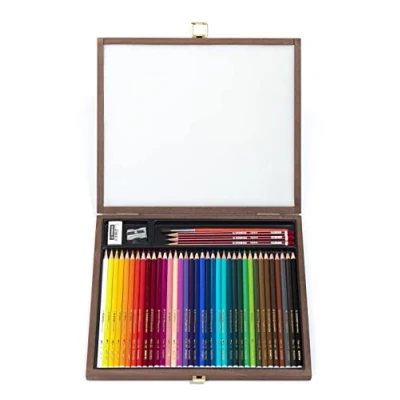 Image of Colouring Pencil STABILOaquacolor Wooden case of 36 Assorted Colours