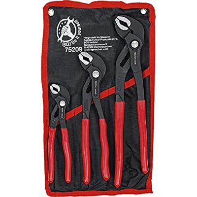 Image of BGS Diy 75209 Water Pump Pliers Set 175 / 240 300 mm 3 pcs.