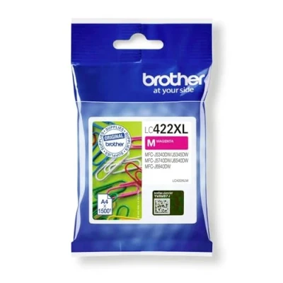 Image of Original Brother LC 422XLM Magenta Ink Cartridge for 1,500 Pages MFC J5340DW, J5345DW, J5740DW, J6540DW, J6940DW