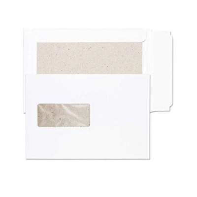 Image of Blake Purely Packaging C5 (A5) 229 x 162 mm Board Back Pocket Peel &amp; Seal Window Envelopes (51901W) White Pack of 125