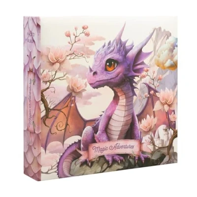 Image of Grupo Erik Photo Album Dragon 6x4 10x15 cm, 200 Pockets Albums 6x4, Memory Book, Large Album, Cute Gifts, Gifts