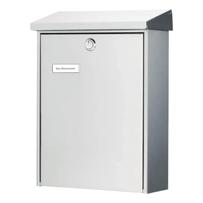 Image of Burg Wächter 39670 Letterbox Oslo 3767 NI, Stainless Steel