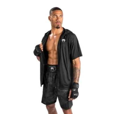 Image of Venum Men&#039;s Electron 3.0 Dry Tech Jacket Short Sleeves, Black, S