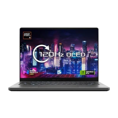 Image of ASUS ROG Zephyrus G14 OLED GA403UV 14.0&quot; WQXGA+ 120Hz Gaming Laptop (AMD Ryzen 9 8945HS, NVIDIA GeForce RTX 4060, 16 GB RAM, 1 TB PCIe SSD, Windows 11)