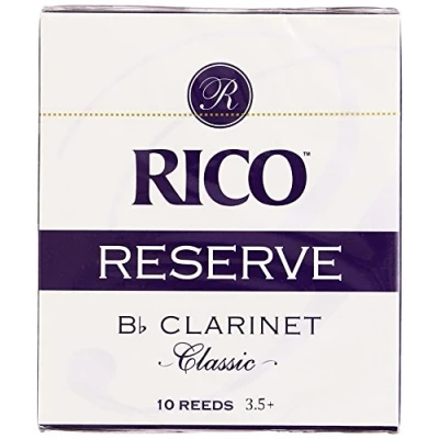 Image of Rico 3.5+ Strength Reserve Classic Reeds for Bb Clarinet (Pack of 10)