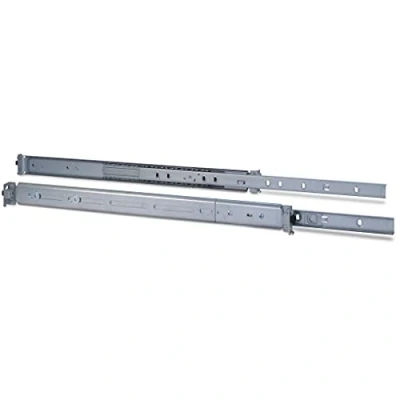 Image of Inter Tech 8887220 Telescopic Rail Set with Variable Installation Depth from 500 to 800 mm Silver