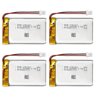 Image of EEMB Lithium Polymer Battery 3.7V 1800mAh 963450 Lipo Rechargeable Pack with wire JST connector for Dashcam and Bluetooth Speaker confirm device &amp; polarity before purchase(4)
