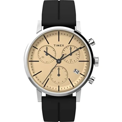 Image of Timex Midtown Mens Black Watch TW2V70500 Silicone One Size