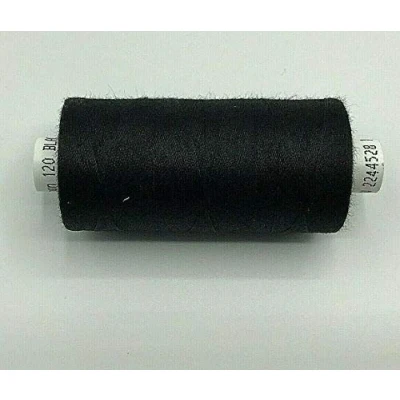 Image of Black Coats Moon Sewing Machine Polyester Overlocking Thread Cotton 1000 Yard x 5 reels