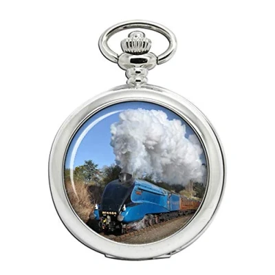 Image of Family Crests LNER Bittern Steam Train Full Hunter Pocket Watch