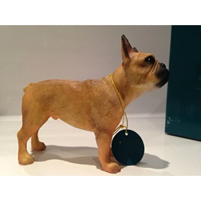 Image of Leonardo Collection Fawn French Bulldog, Stone, Tan, 12 x 3 10 cm
