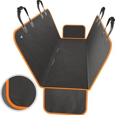 Image of QWEERASS Dog Car Seat Cover, for Ateca 2016 2023 Rear Covers Dogs Dirt Resistant Nonslip Waterproof Hammock Car,B